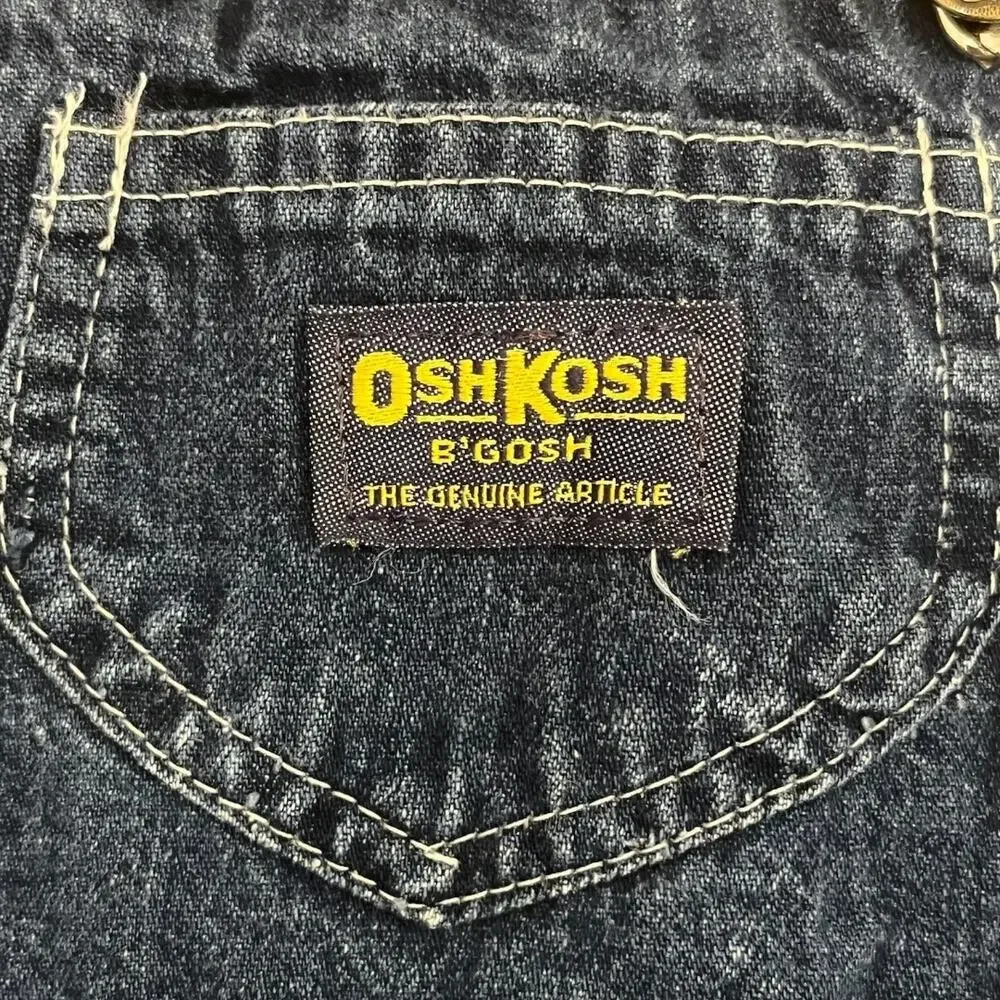 OshKosh B'gosh Vintage Denim Dress Jumper Size 4t